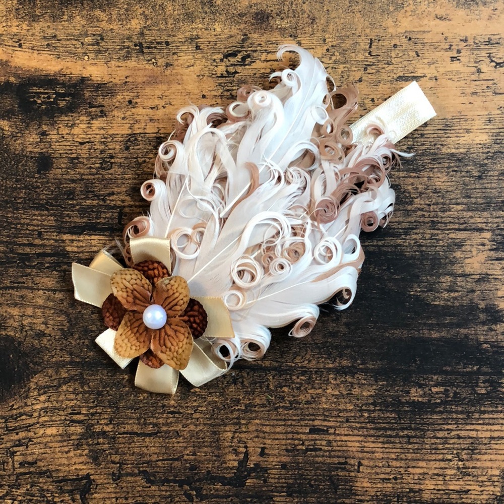 Feather headband